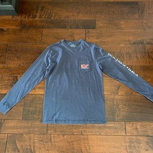 Vineyard Vines Basketball Long-Sleeved Tee Size Small